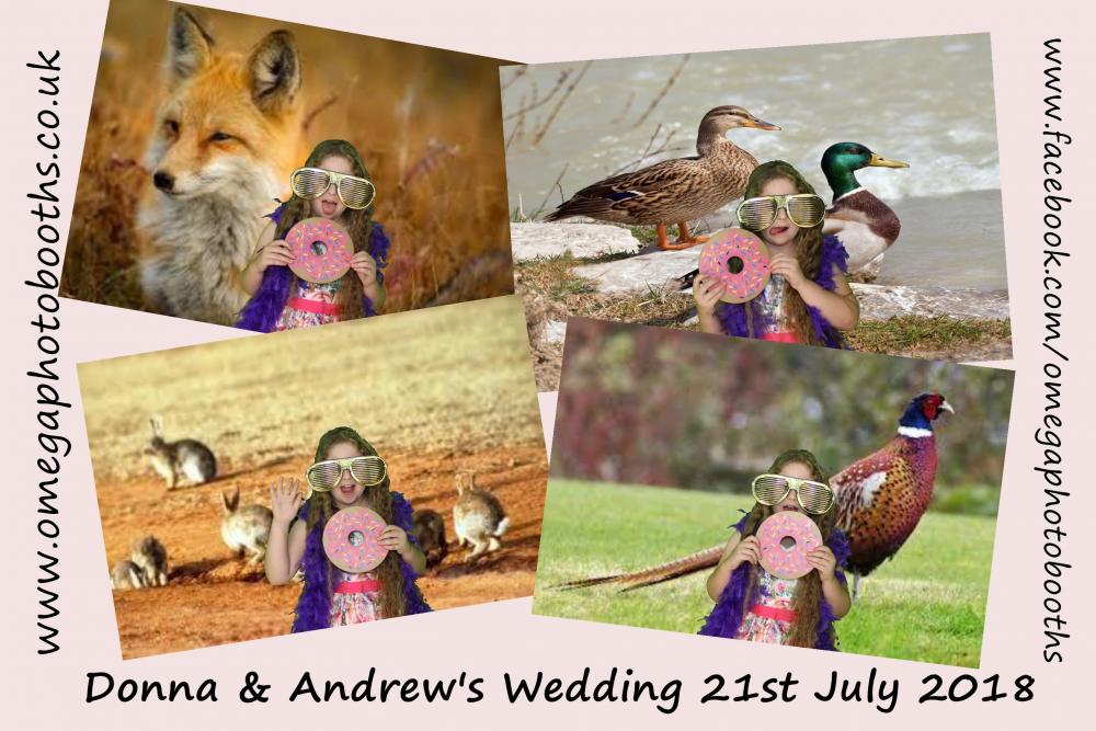 Donna & Andrew's Wedding | View more photos from the event at gallery.omegaphotobooths.co.uk/u/Omega-Photobooths/Donna-Andrews-Wedding
